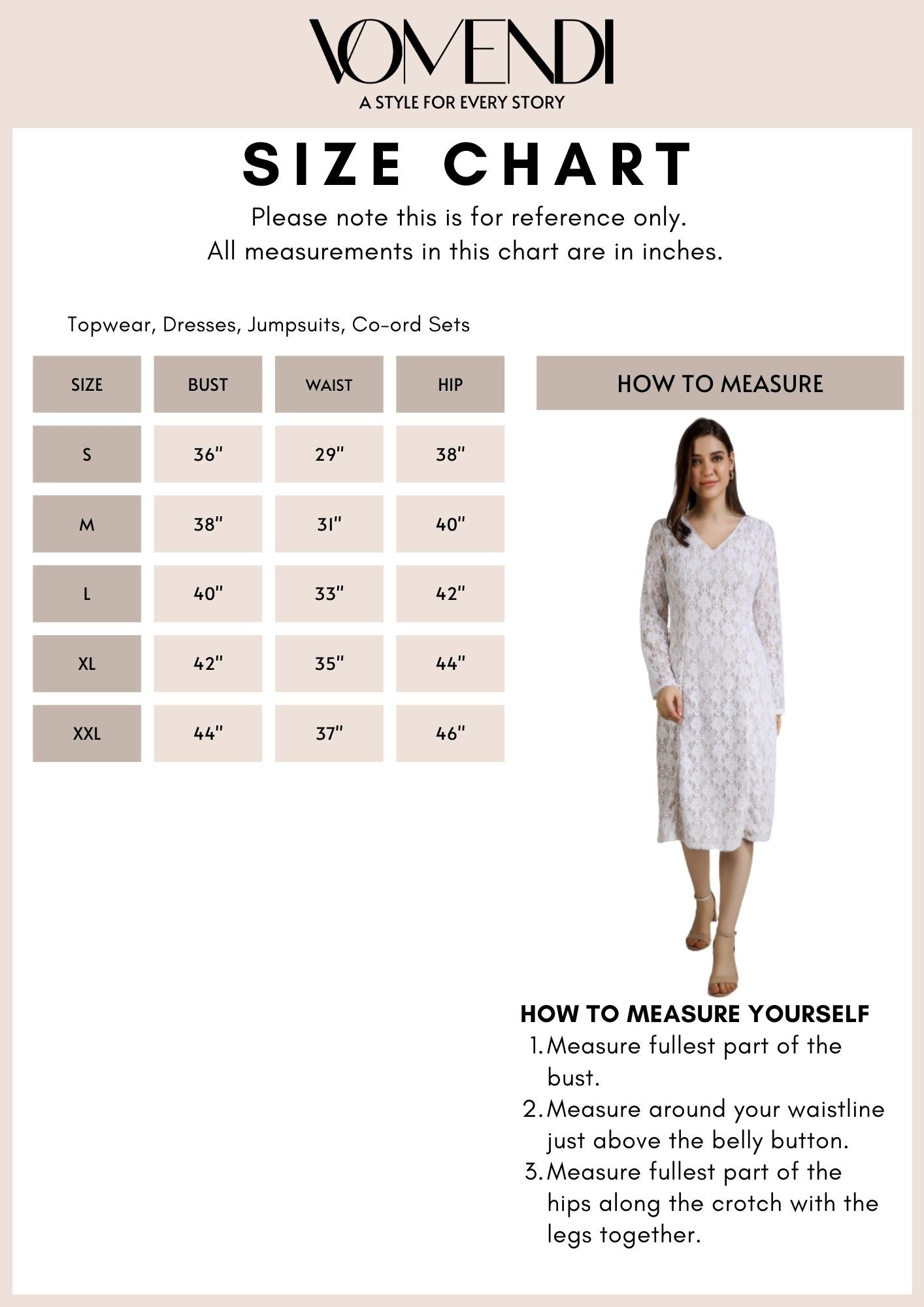 Vomendi White Lace Work Bodycon Dress with Princess Seam and Full Sleeves